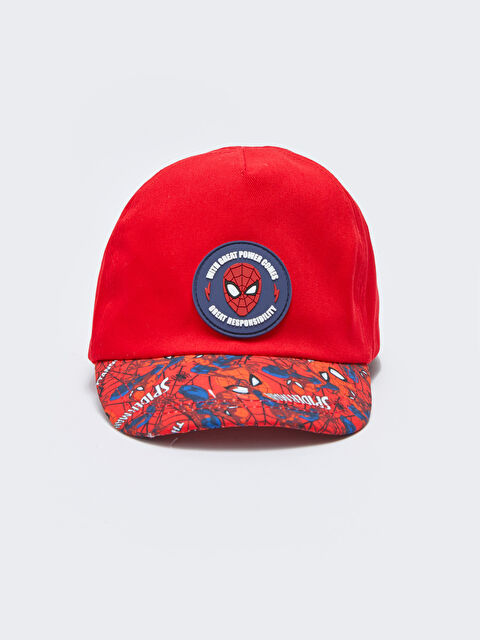 LCW baby Spider-Man Printed Baby Boy Hat - S31219Z1-HMW