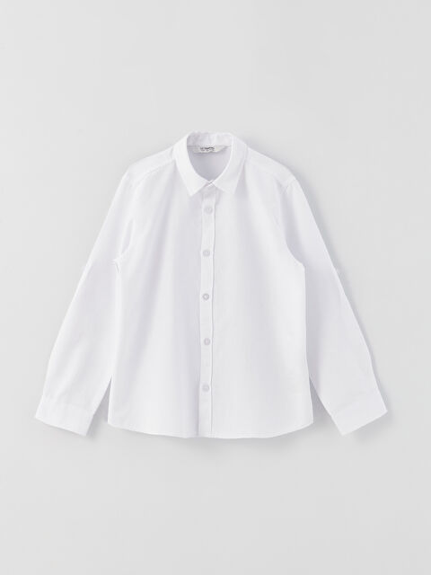 LCW Kids Basic Long Sleeve Boys' Shirt - S31232Z4-R9K