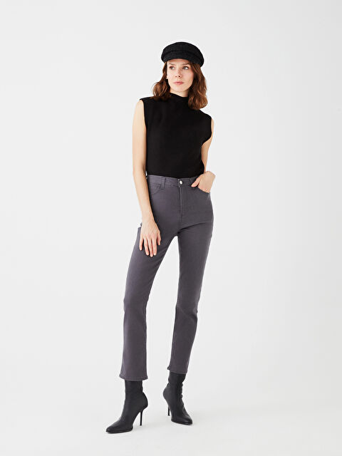 LCWAIKIKI Basic High Waist Slim Fit Women's Jeans - S31254Z8-KSK