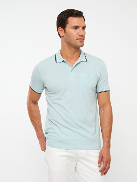 LCWAIKIKI Classic تيشيرت ياقة بولو كم قصير للرجال - S31819Z8-TYK