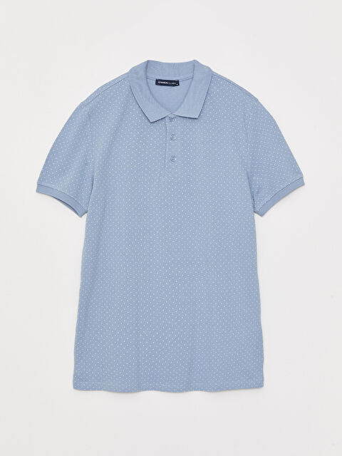 LCWAIKIKI Classic Polo Neck Short Sleeve Patterned Pique Men's T-Shirt - S31823Z8-SPD