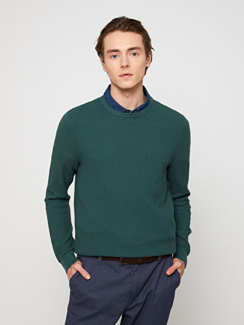 SOUTHBLUE Pull-over Col rond Manches longues pour Hommes en Tricot - S31866Z8-SN2