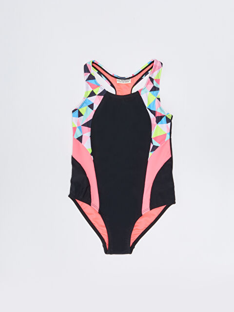 LCW Kids ملابس سباحة مطبوعة للبنات - S31937Z4-CVL