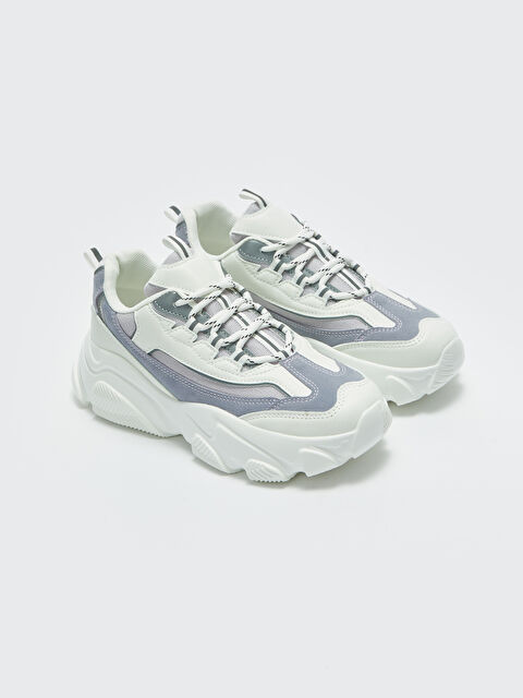 LCW STEPS Lace-up Thick Soled Women's Sneakers - S32660Z8-J5E