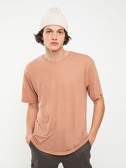 XSIDE Crew Neck Jersey Men's T-Shirt - S32663Z8-ST8