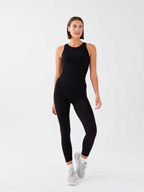 XSIDE ACTIVE ليجن رياضي سادة بدون خياطة بخصر مرن للسيدات - S32775Z8-CVL