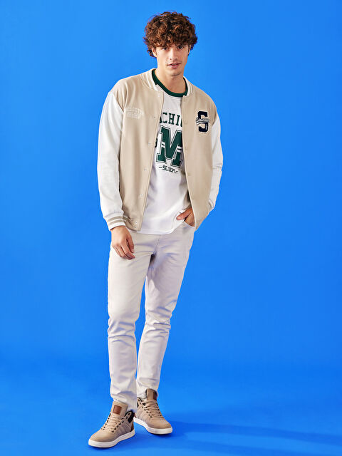 XSIDE Slim Fit Twill Men's Trousers - S32879Z8-SKK