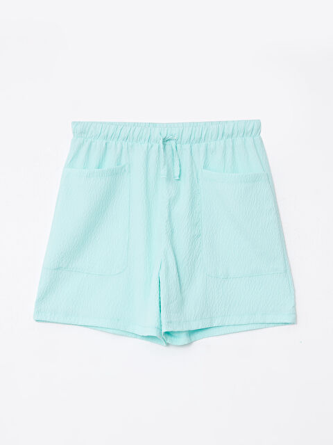 LCW Kids Beli Lastikli Basic Kız Çocuk Şort - S32986Z4-G0C