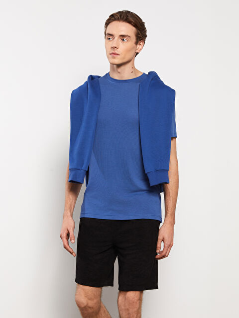 XSIDE شورت رجالي بقصة ضيقة وتفاصيل رباط - S33185Z8-CVL