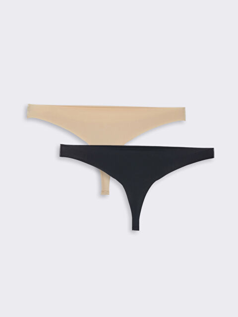 LCW DREAM Düz Tanga Külot 2'li - S33318Z8-CVL