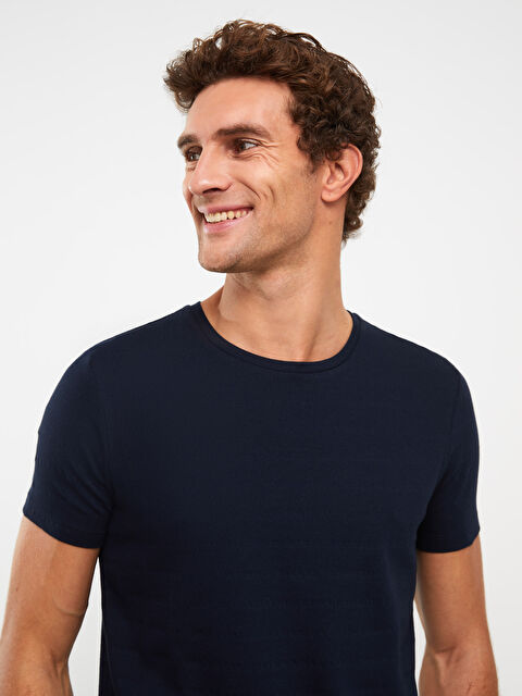 LCW Vision Crew Neck Short Sleeve Men's T-Shirt - S33628Z8-RFH