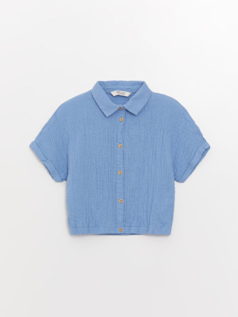 LCW Kids Chemise Pour Filles En Mousseline À Manches Courtes - S33673Z4-QZD