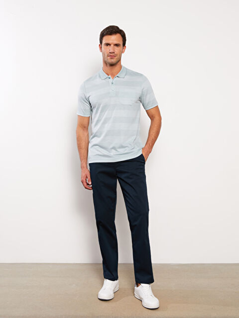 LCWAIKIKI Classic بنطلون تشينو بقماش جباردين بقصة عادية - للرجال - S34343Z8-KN7