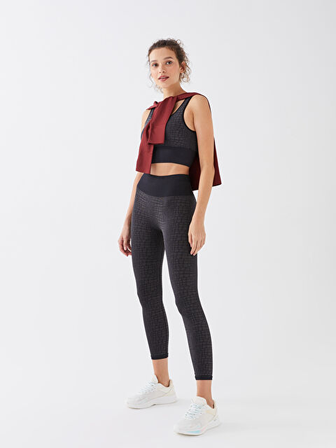 LCW ECO Elasticated Waist Patterned Women's Leggings - S34499Z8-RZR