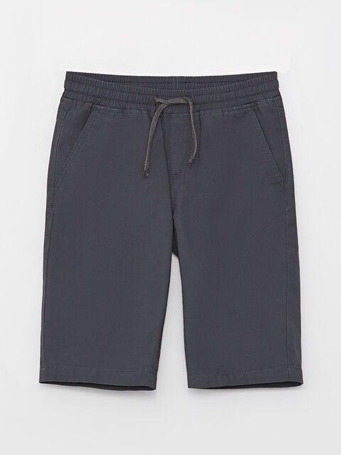 LCW Kids Elastic Waist Basic Boys' Roller Shorts - S34576Z4-HFP