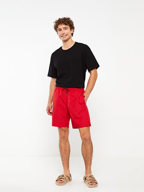 LCWAIKIKI Classic Knee-Length Men's Marine Shorts - S34800Z8-HPM