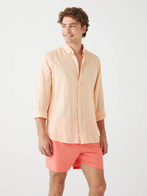 LCWAIKIKI Classic شورت سباحة أساسي قصير للرجال - S34802Z8-GSB