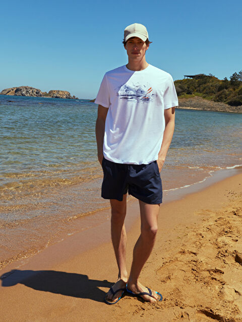 LCWAIKIKI Classic شورت سباحة قصير سادة للرجال - S34802Z8-Q9L