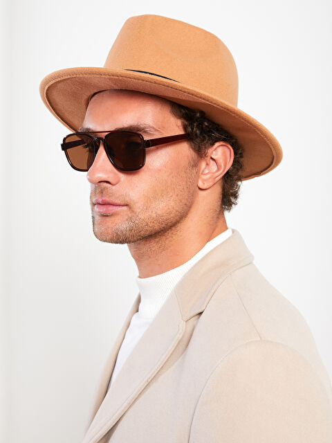 LCW ACCESSORIES Скучная Мужская Фетровая Шляпа - S35071Z8-SKQ