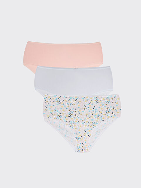 LCW DREAM 3-pack Figured Classic Briefs - S35204Z8-QWJ