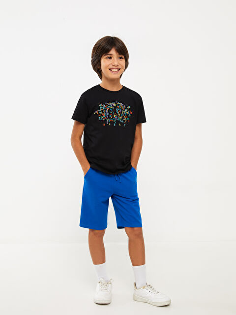 LCW Kids شورت أساسي بخصر مرن للأولاد - S35536Z4-JUF