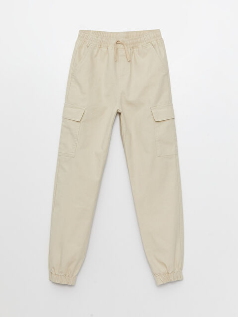 LCW Kids Elastic Waist Boys' Cargo Trousers - S35687Z4-G7K