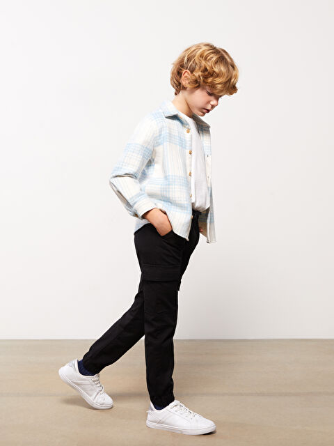 LCW Kids بنطلون كارغو للأولاد بخصر مرن - S35687Z4-RQL