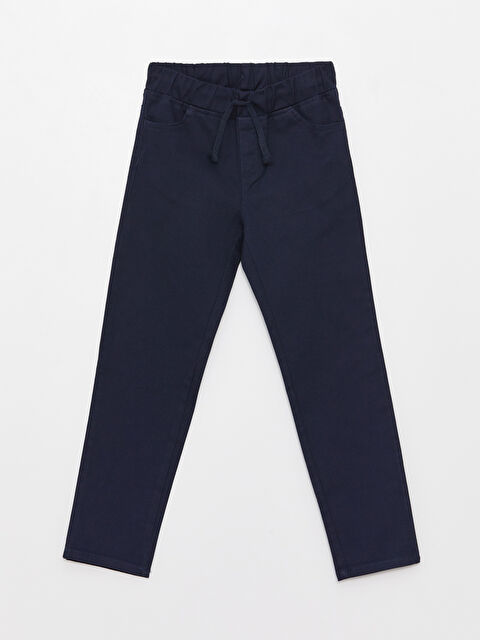 LCW Kids Elastic Waist Slim Fit Basic Boys Trousers - S35940Z4-HRC