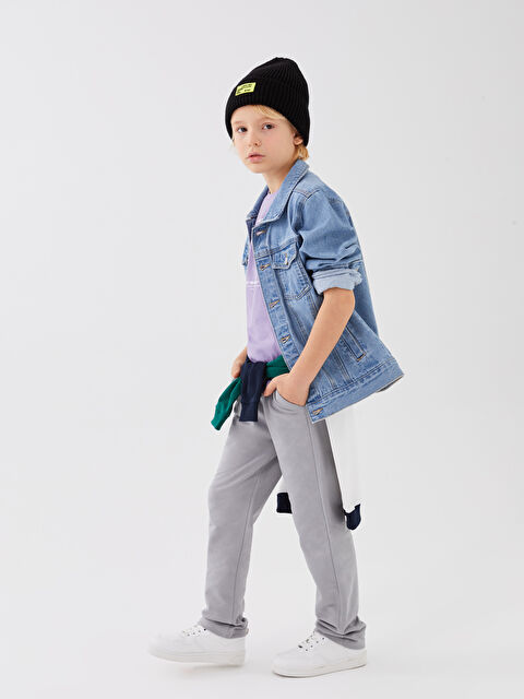 LCW Kids Pantalon de survêtement confortable pour Garçons avec taille élastique - S35973Z4-R10