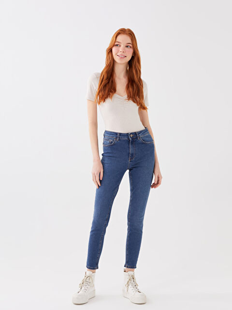 LCW Jeans High Waisted Jupiter Super Skinny Fit Women's Jeans - S36155Z8-507