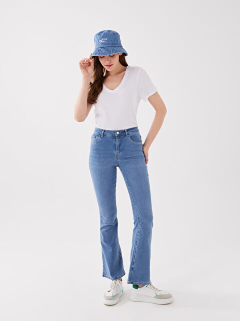 LCW Jeans High Waist Mars Flare Women's Jeans - S36222Z8-311