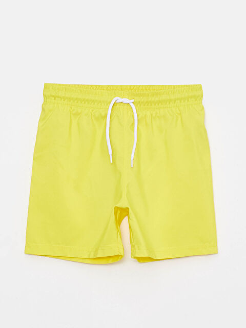 LCW ECO Beli Lastikli Basic Erkek Çocuk Deniz Şortu