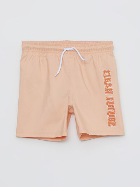 LCW ECO Beli Lastikli Baskılı Erkek Çocuk Deniz Şortu - S36263Z4-SA5