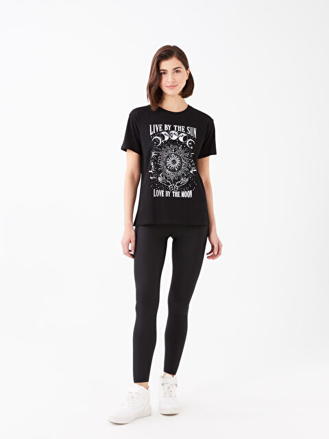 LCW Vision Plain Elastic Waist Women's Leggings Pants - S36333Z8-CVL