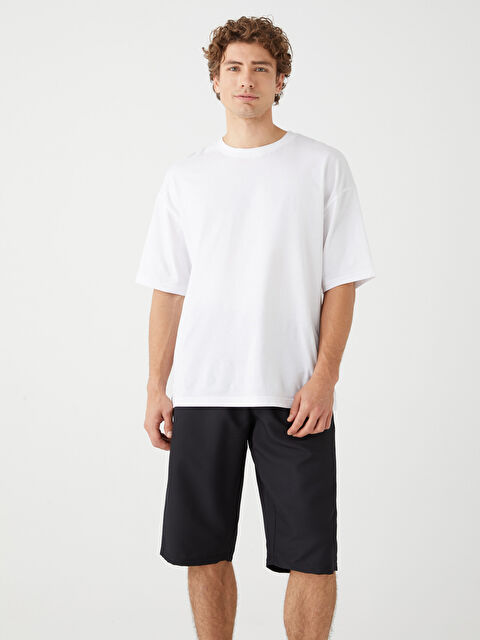 LCW SWIMWEAR Basic Men's Long Swim Shorts - S36348Z8-CVL