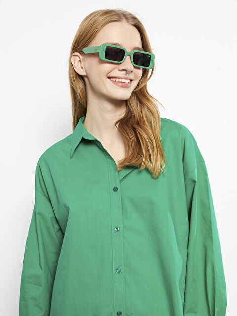 LCW Vision Straight Long Sleeve Women's Oversize Shirt - S36593Z8-H9S