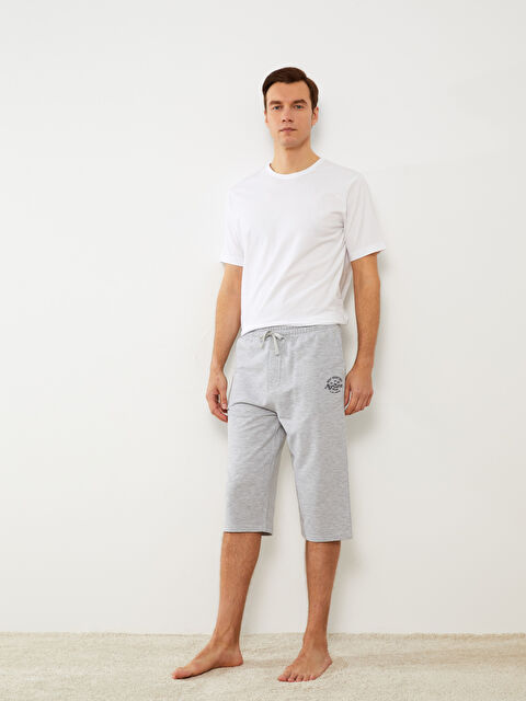 LC WAIKIKI شورت بيجامة رجالي بقصة عادية - S37195Z8-LAL