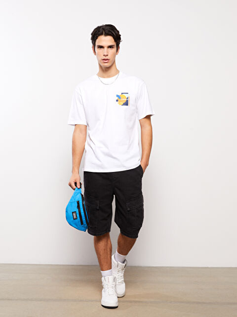 LCW Jeans Standart Kalıp Erkek Jean Bermuda