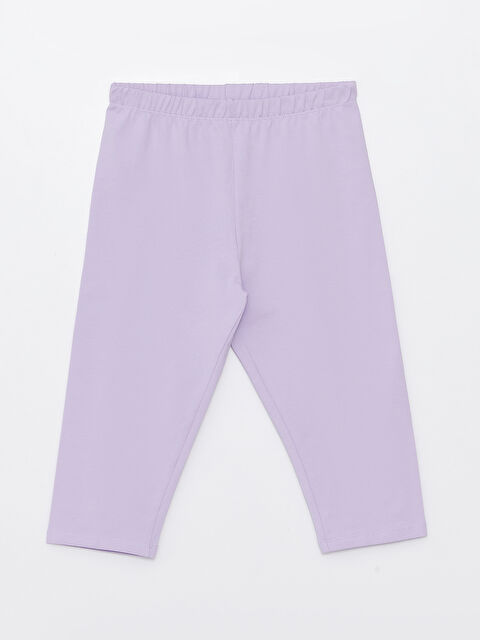 LCW Kids ليجن بناتي قطن بيزك بخصر مطاطي - S37886Z4-G0W