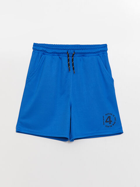 LCW Kids Relaxed Fit Elasticated Waist Boys' Shorts - S38018Z4-H2P