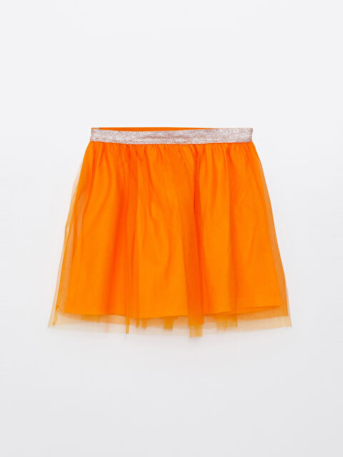 LCW Kids Beli Lastikli Kız Çocuk Tütü Etek - S38092Z4-FJD