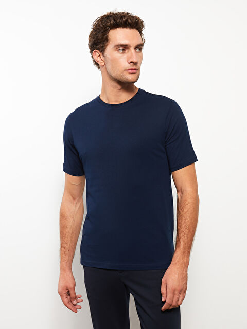 LCWAIKIKI Basic Crew Neck Jersey Men's T-Shirt - S38272Z8-DWP - LC