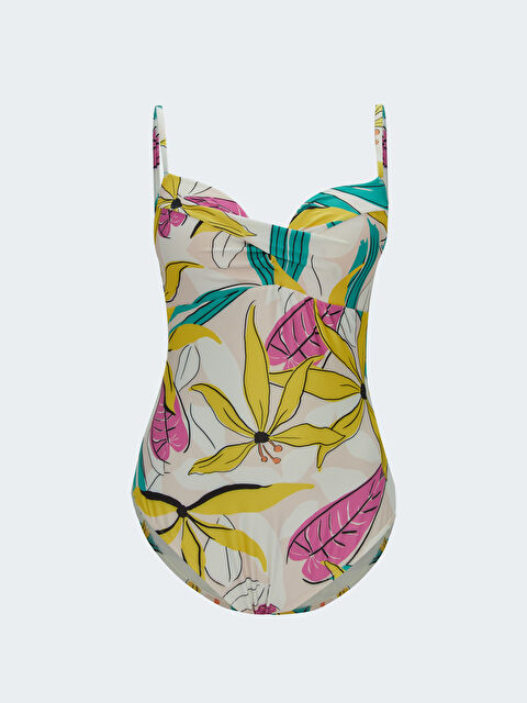 LCW ECO Desenli Kadın Mayo - S38643Z8-F9C