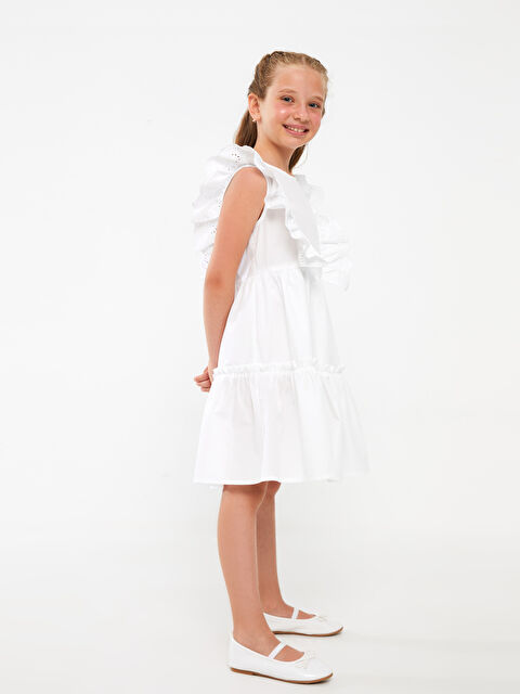 LCW Kids فستان للبنات برقبة دائرية - S38733Z4-Q6K