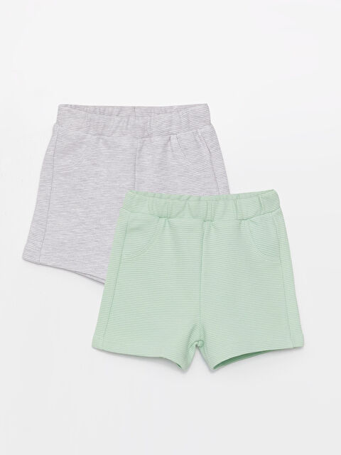 LCW baby 2 данадан тұратын ұл балаға арналған шолақ шалбар - S38906Z1-RQX