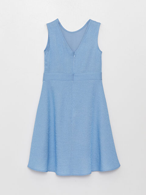 LCW Kids Crew Neck Girls' Evening Dress - S39176Z4-SXZ