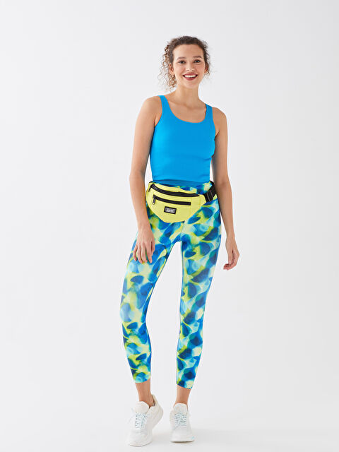 XSIDE ACTIVE Elastic Waist Patterned Women's Sports Tights - S39206Z8-LRR