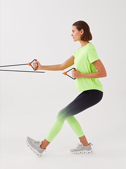 XSIDE ACTIVE Color Block Seamless Elastic Waist Women's Tights - S39215Z8-CVL