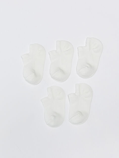 LCW baby جوارب تدريب أساسية للبنات الرضع - عبوة من ٥ قطع - S39386Z1-JA6