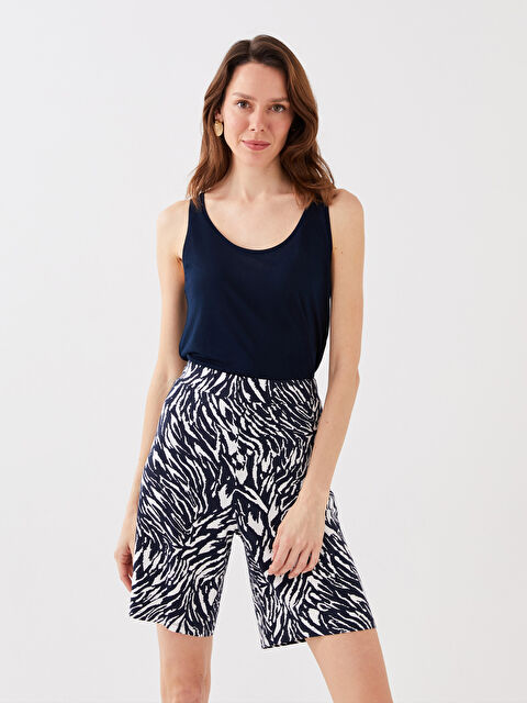 LCWAIKIKI Basic Kadın U Yaka Düz Atlet